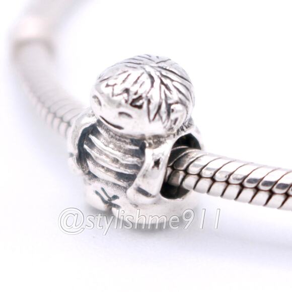 Authentic PANDORA Boy Charm - 790360 - Picture 1 of 13